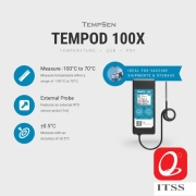 Extra Low Temperature Data Logger with External RTD Probe "TEMPSEN" Model: TEMPOD 100X