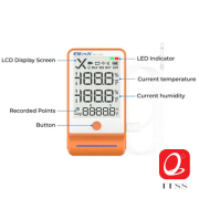 Temperature and Humidity Data Logger "Elitech" Model: GSP-6 Pro