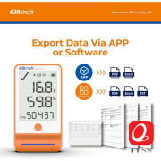 Temperature and Humidity Data Logger "Elitech" Model: GSP-6 Pro