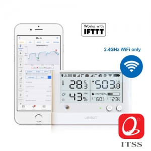 Temperature and Humidity Bluetooth Data Logger "UBIBOT" Model: WS1 PRO